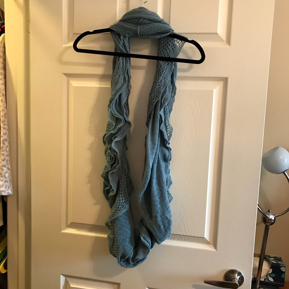Blue Infinity Scarf